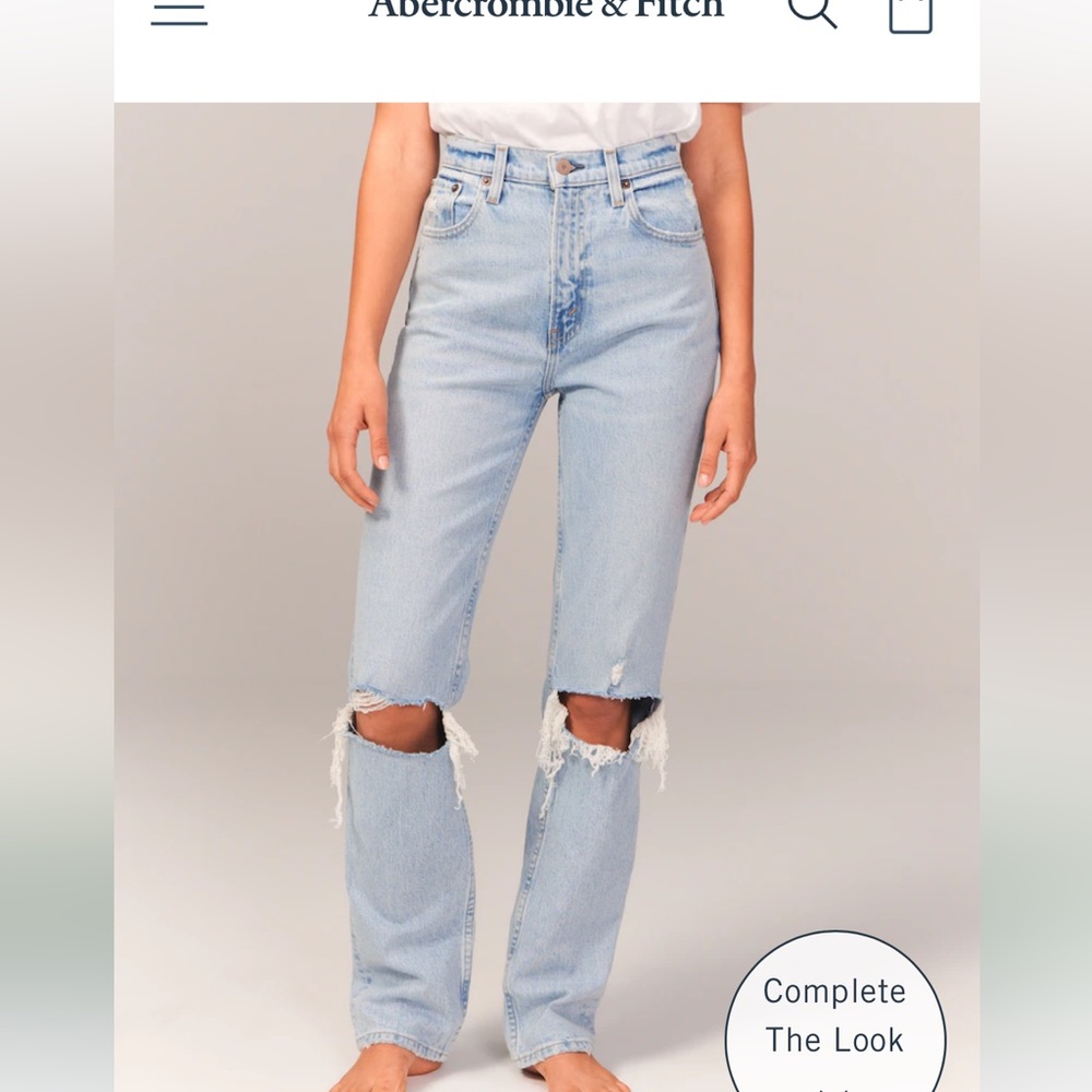 Abercrombie Straight leg jeans